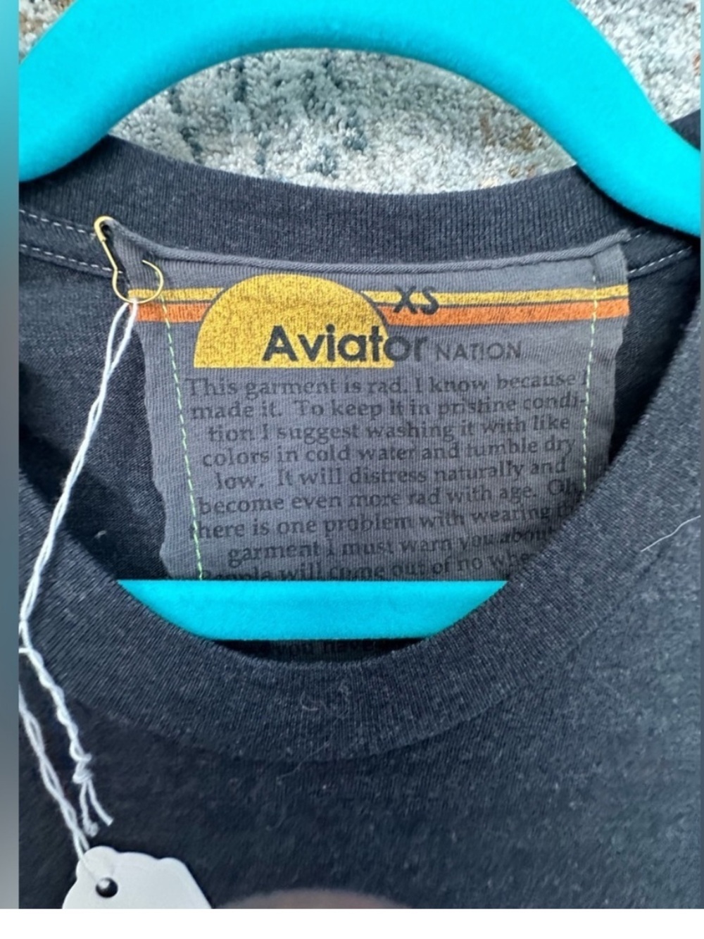 Aviator Nation Logo Boyfriend
Tee Charcoal NWT XS - Picture 2 of 3